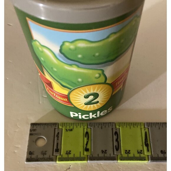 Play Food Vintage Learning Resources Pop Top 2 Pickles With Can Fisher Price - Picture 4 of 6